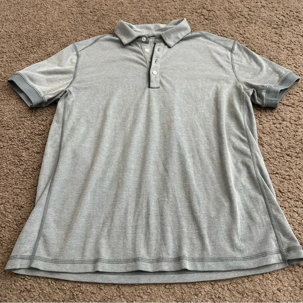 J.Crew Knit Goods Gray Short Sleeve Polo Shirt Mens M